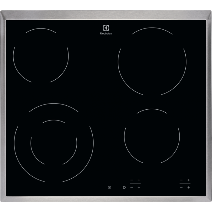 ELECTROLUX EHF6241XOK 300 vitrokeramische kookplaat - 58cm ELECTROLUX EHF6241XOK 300 vitrokeramische kookplaat - 58cm
