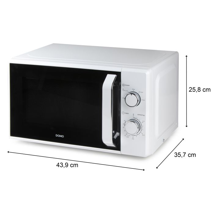 DOMO  DO3120 Microgolfoven solo - 20 L - 800 W - wit