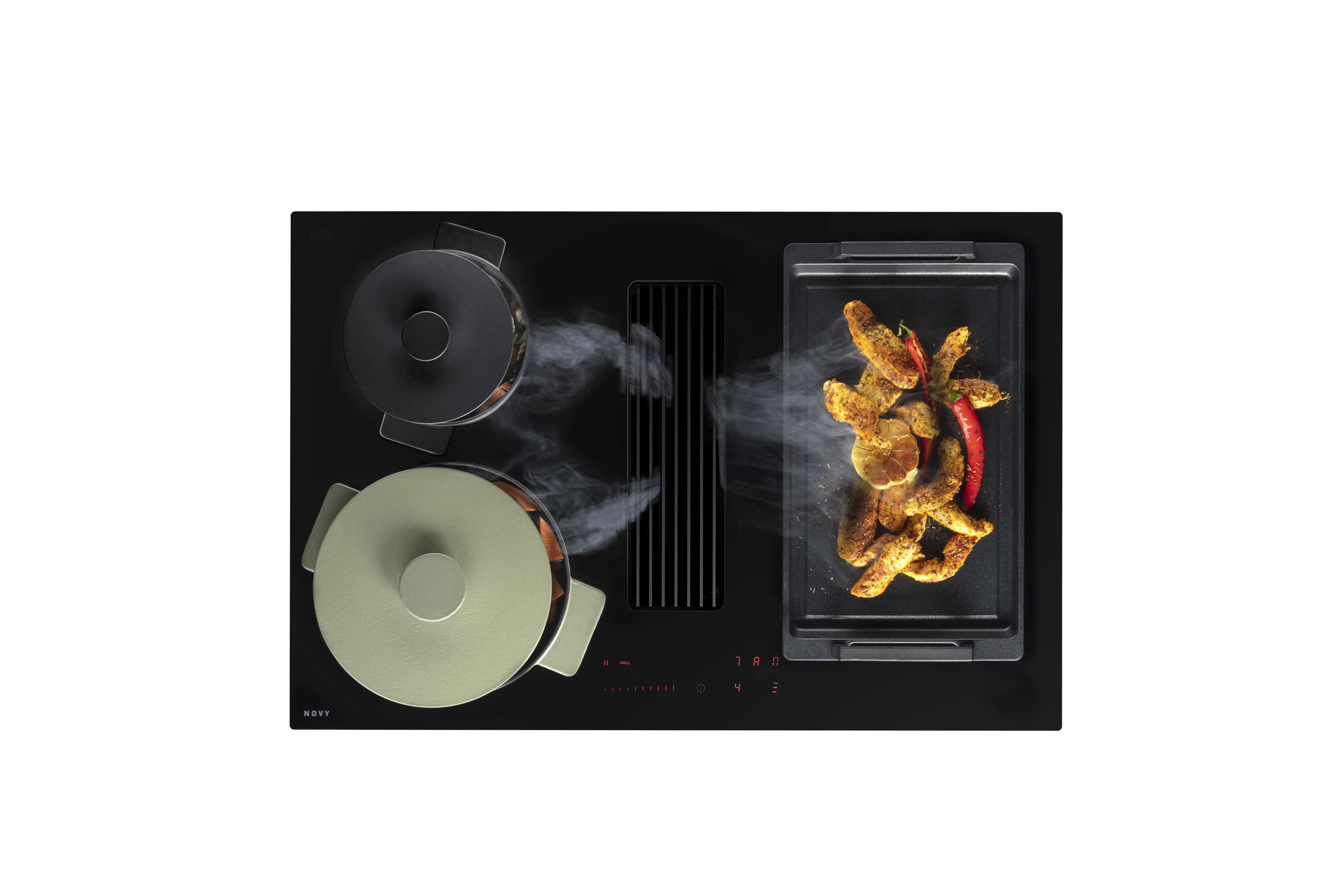 NOVY 1851 EASY kookplaat met afzuiging - 80cm NOVY 1851 EASY kookplaat met afzuiging - 80cm