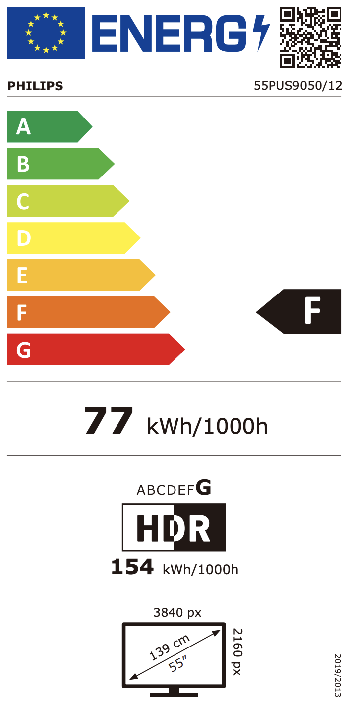 PHILIPS 55PUS9050/12 televisie 4K UHD - 55''