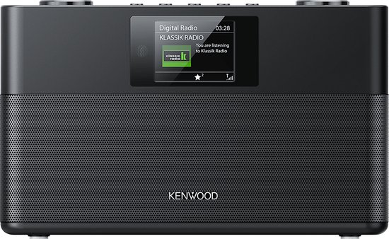 KENWOOD CR-ST85DAB-B Compacte Stereo Radio met DAB+ en Bluetooth Audio - Zwart