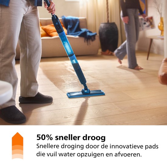 PHILIPS XV5113/01

 OneUp Elektrische Dweil 5000 series - Dweilsysteem - Vloerreiniger - Vuil water opzuigen - 2 standen - 70min dweilen - Geen emmer nodig