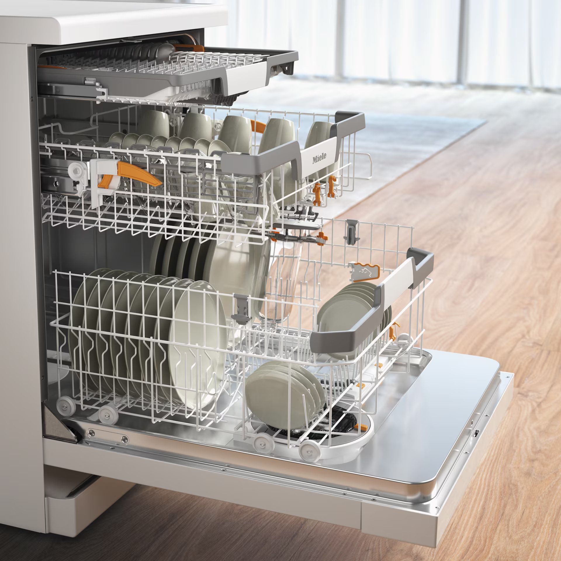 MIELE G7040SCAUTODOSBW vrijstaande vaatwasser