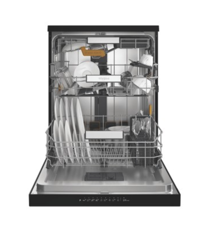 WHIRLPOOL W8FHS61BS vrijstaande vaatwasser