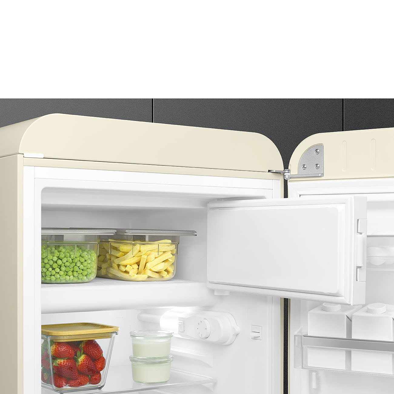 SMEG FAB10RCR5 vrijstaande koelkast met vriesvak - 97cm