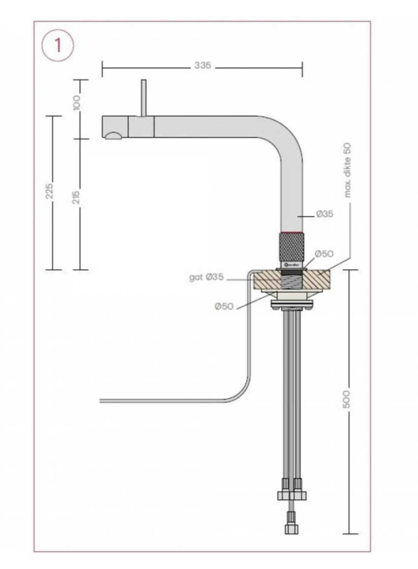 QUOOKER FTSST 2 in1 kraan
