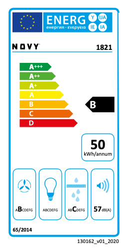 NOVY 1821 kookplaat met afzuiging - 88cm NOVY 1821 kookplaat met afzuiging - 88cm
