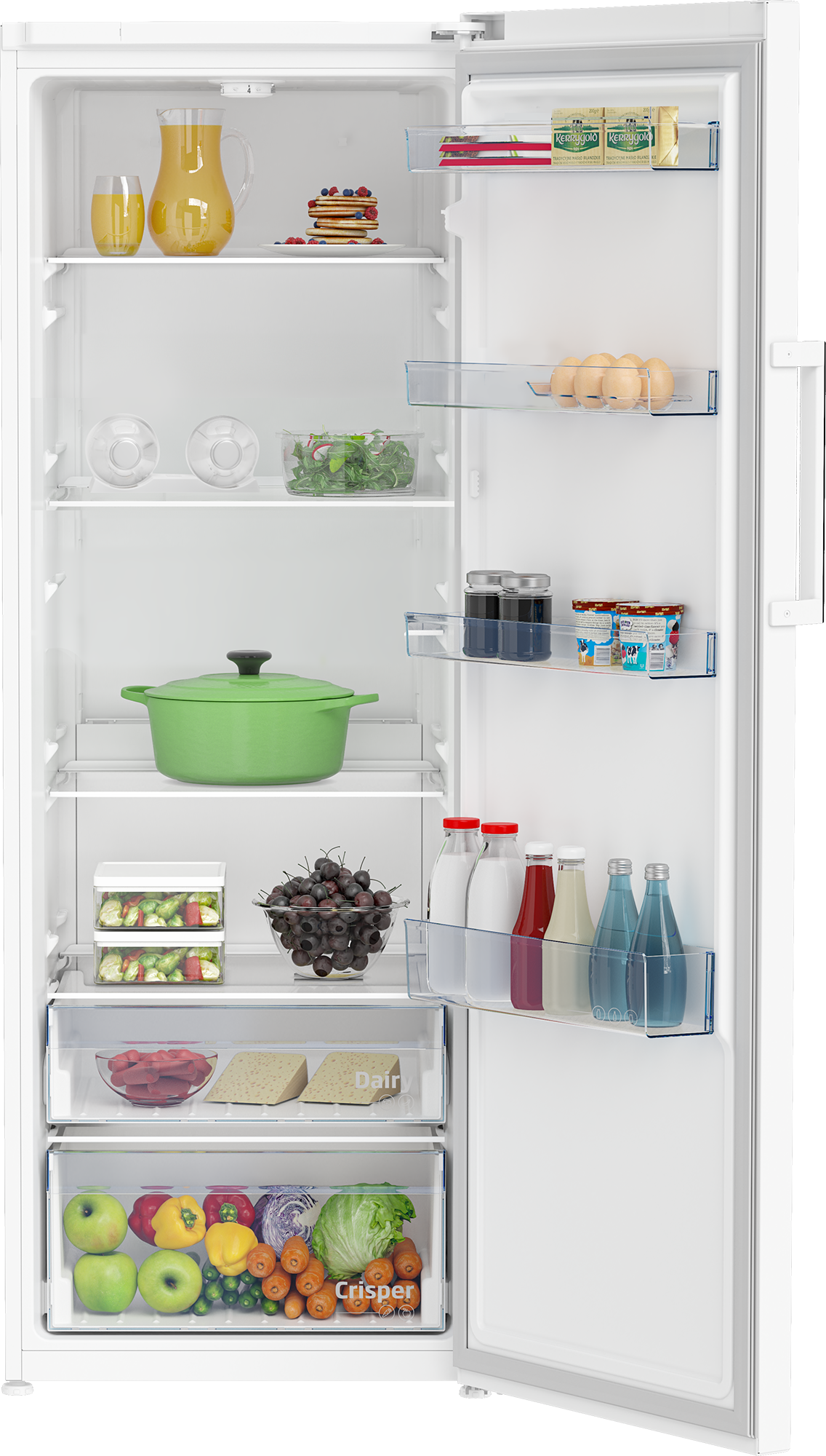 BEKO RSSE415M41WN vrijstaande koelkast zonder vriesvak - 171cm