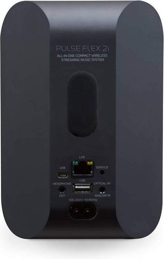 BLUESOUND 511712 Pulse Flex 2i Draadloze speaker voor Multiroom met vijf presets - Zwart BLUESOUND 511712 Pulse Flex 2i Draadloze speaker voor Multiroom met vijf presets - Zwart