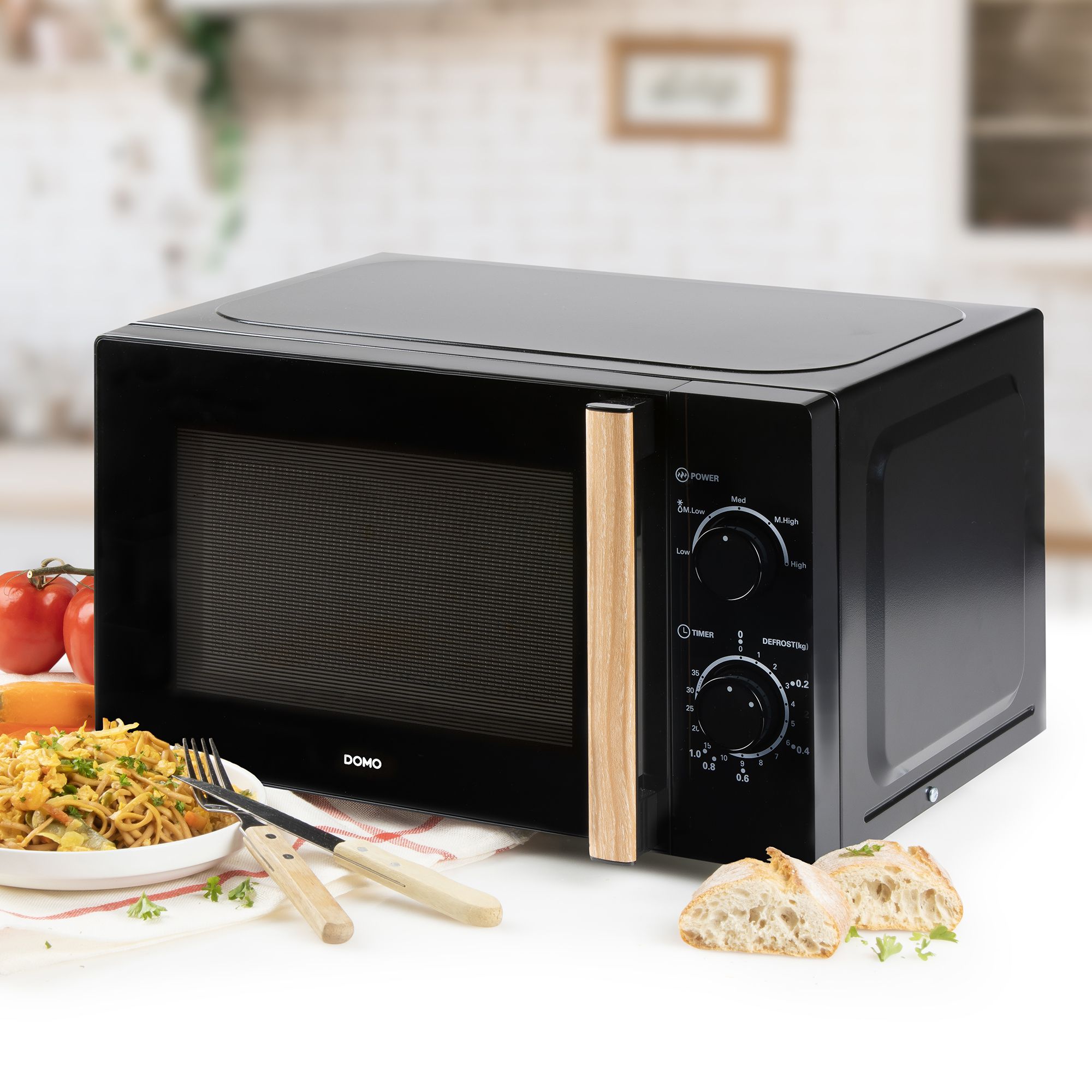DOMO DODO2820 vrijstaande microgolfoven zonder grill - 25cm