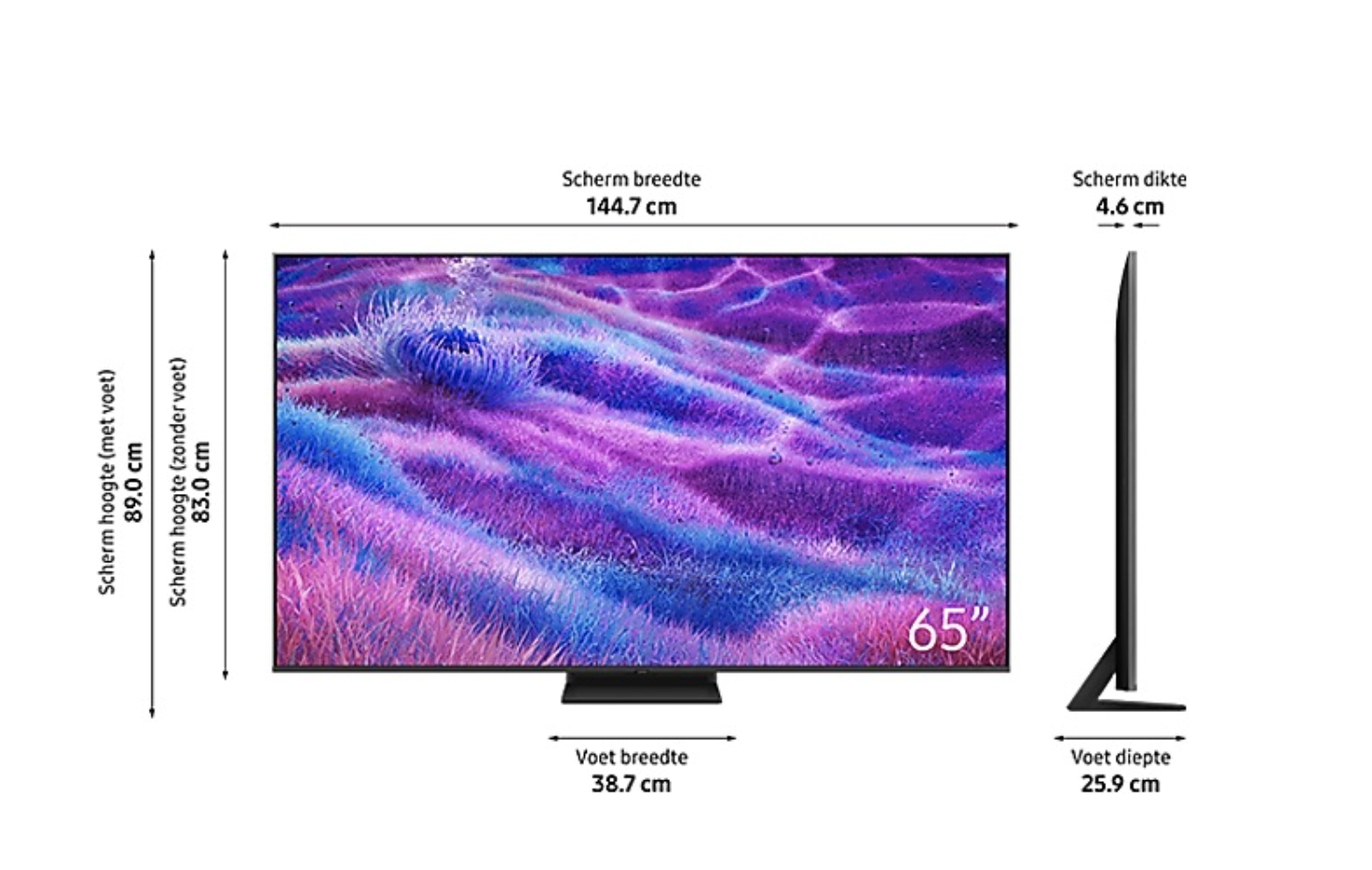 SAMSUNG QE65QN83FAUXXN televisie 4K UHD - 65''