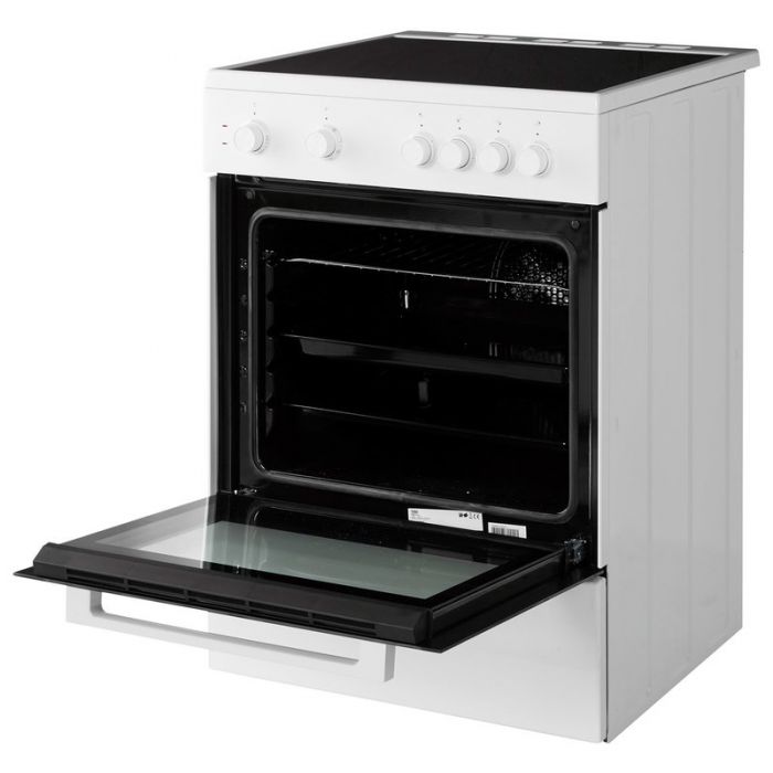 BEKO FSM67010GW fornuis met keramische kookplaat - 60cm BEKO FSM67010GW fornuis met keramische kookplaat - 60cm