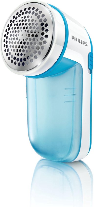 PHILIPS DA GC026/00 Pluizenverwijderaar - Ontpiller met 3 Groottes - Blauw / Wit PHILIPS DA GC026/00 Pluizenverwijderaar - Ontpiller met 3 Groottes - Blauw / Wit