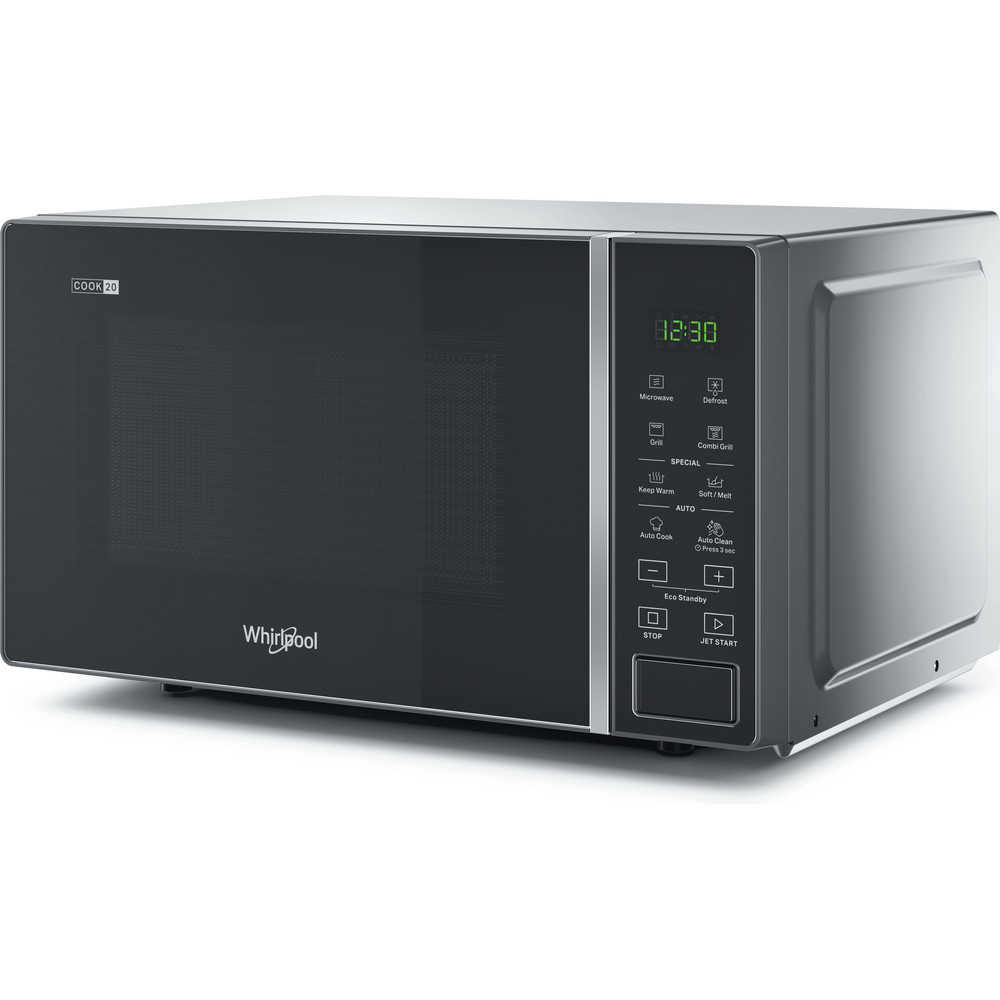 WHIRLPOOL MWP203SB vrijstaande microgolfoven met grill - 26cm