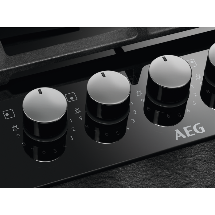 AEG HKB75820NB 6000 gaskookplaat - 75cm AEG HKB75820NB 6000 gaskookplaat - 75cm