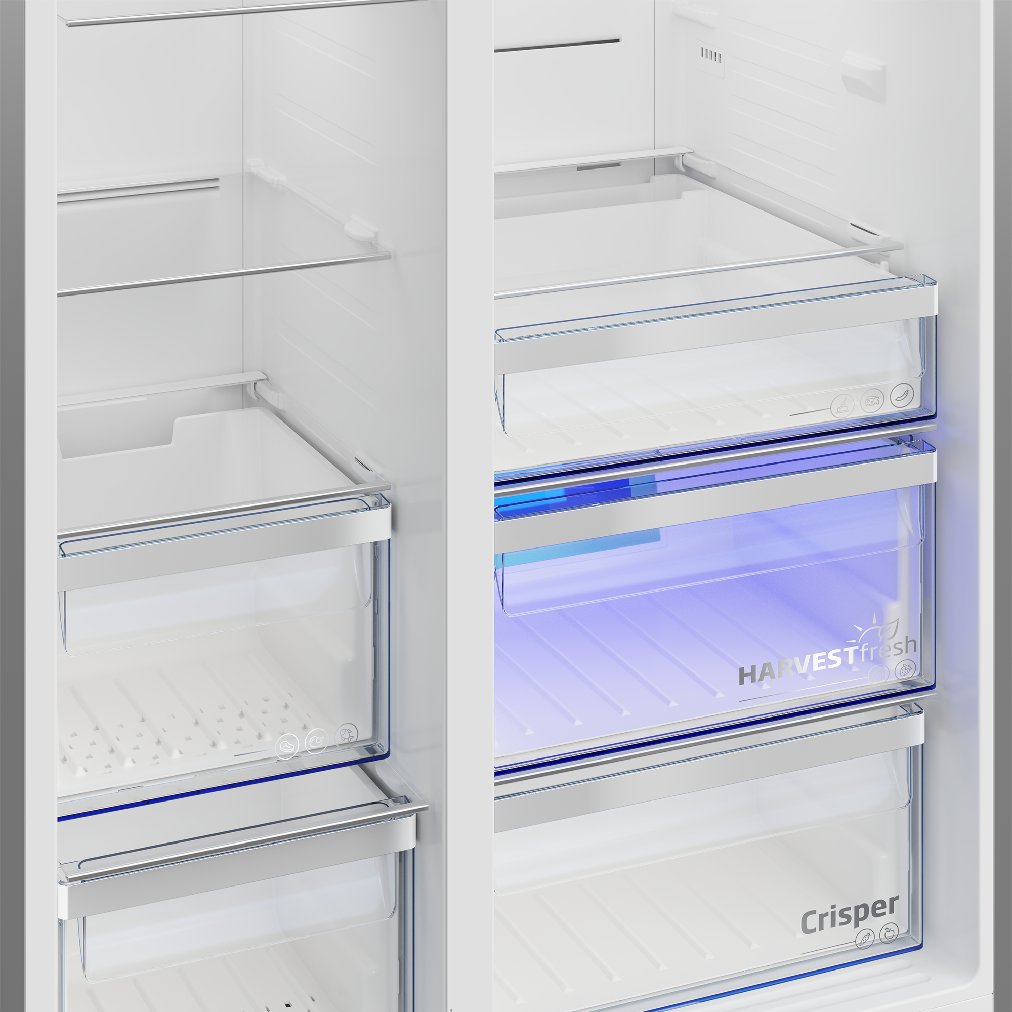 BEKO B7RGNE665ZDS side-by-side - 178cm