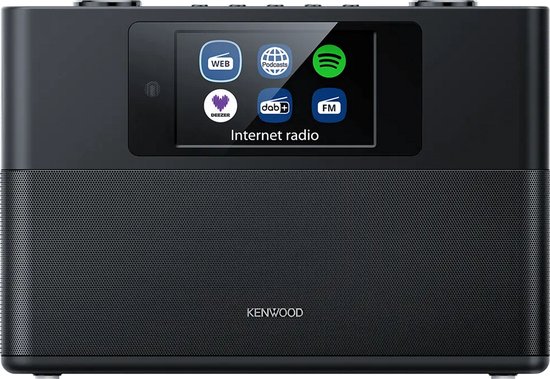 KENWOOD CR-ST200S-B Smart Internet Radio - DAB+ - FM radio - Internetradio - Werkt op: Adapter/ lichtnet - Bluetooth