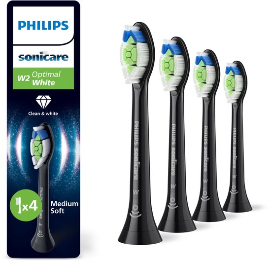 PHILIPS HX6064/88 Vervangborstels Philips Sonicare zwart HX6064/88