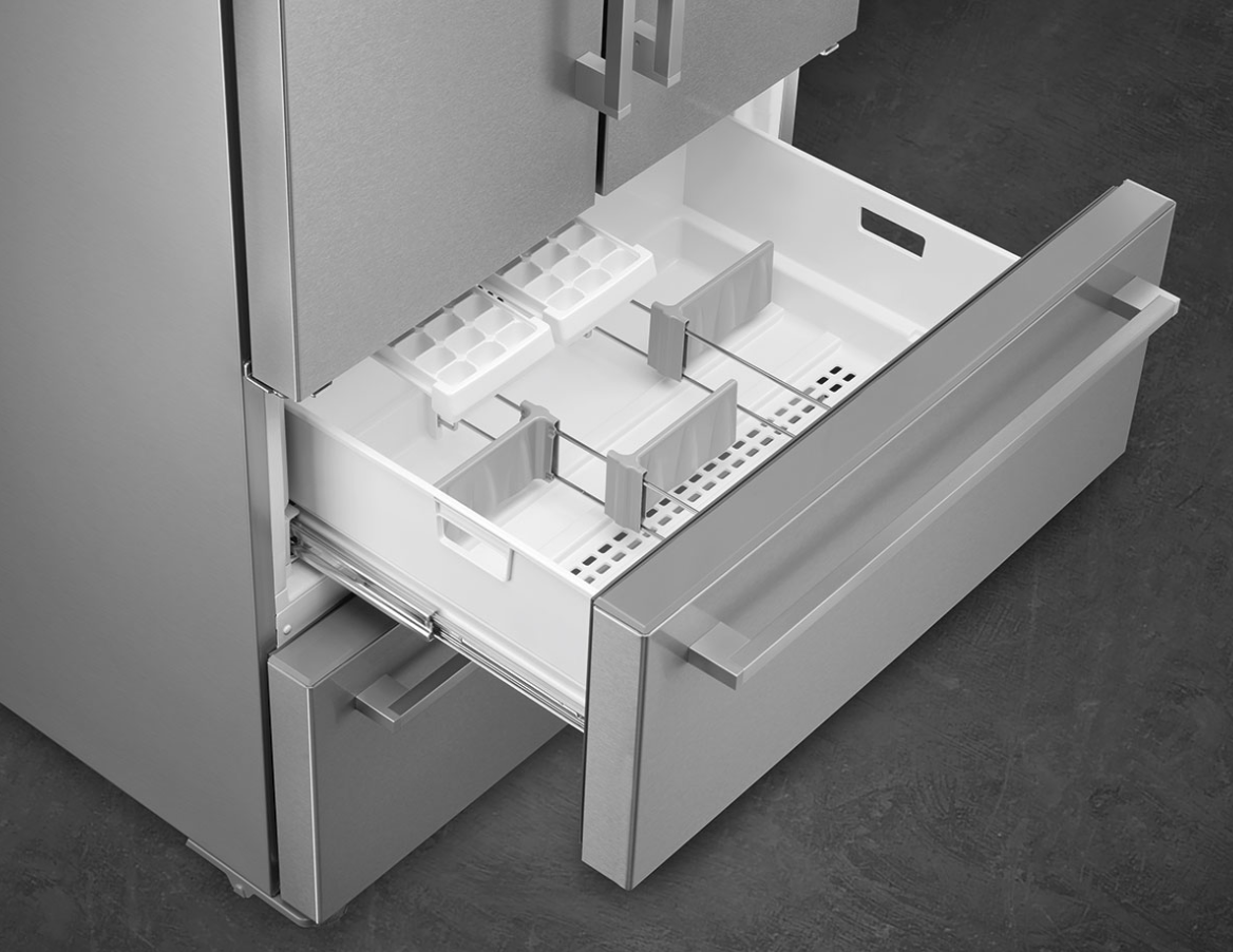 SMEG FQ55FXDE koel-/vriescombinatie - 182cm
