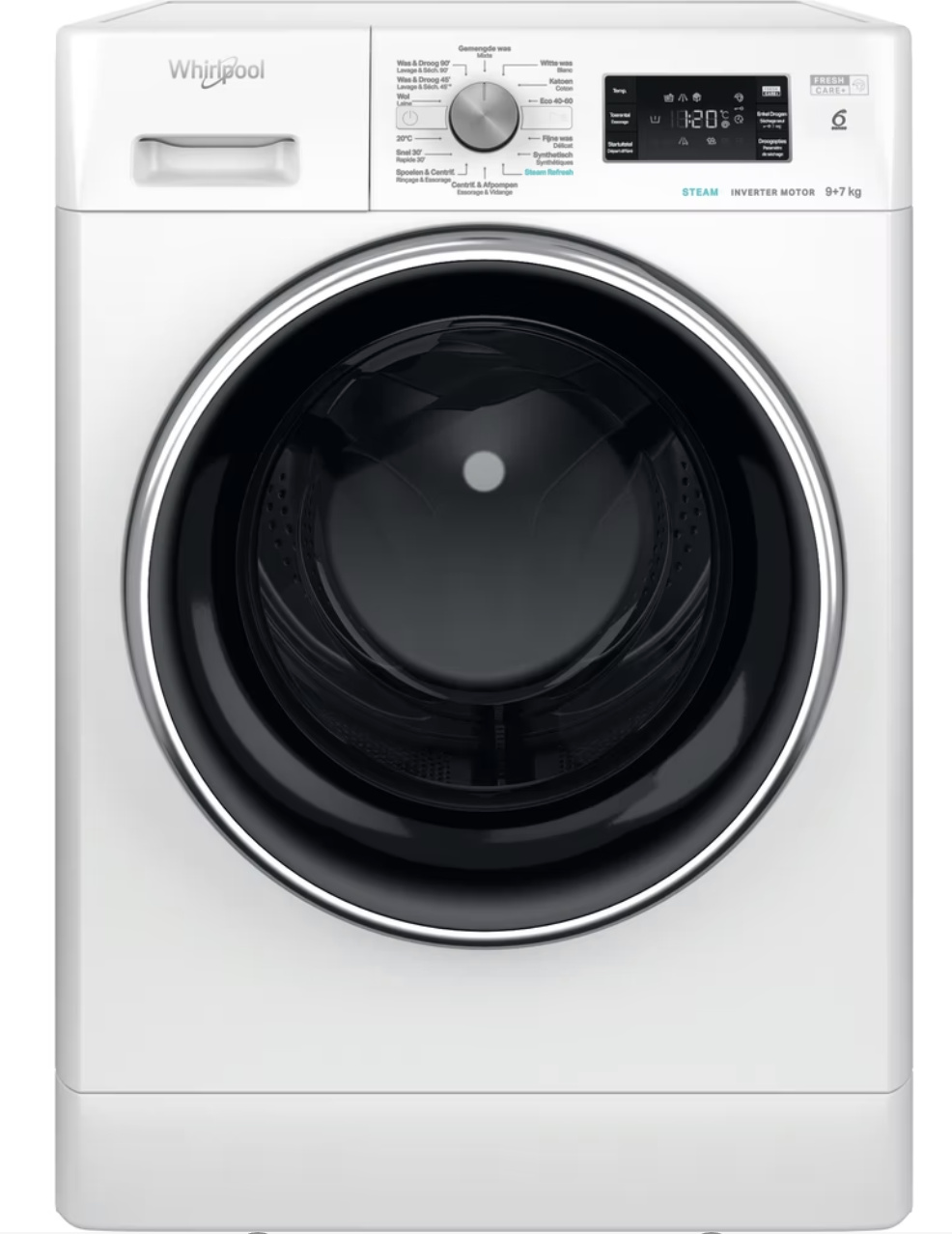 WHIRLPOOL FFWDB976258EBCVBE was- droogcombinatie