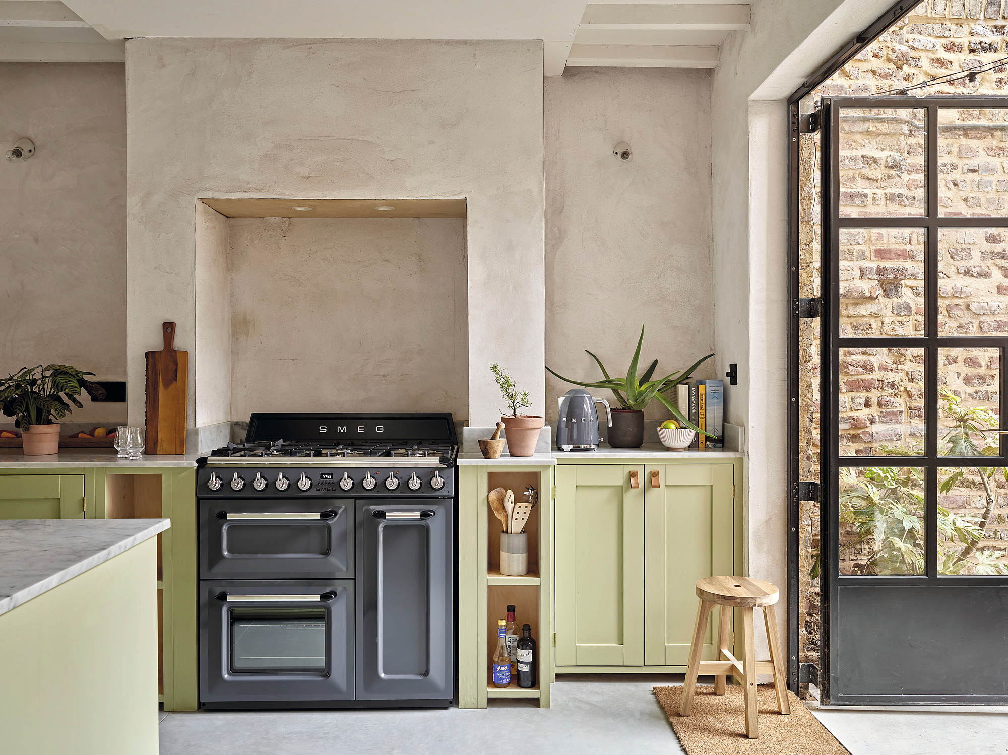 SMEG TR103GR fornuis met gaskookplaat - 100cm SMEG TR103GR fornuis met gaskookplaat - 100cm