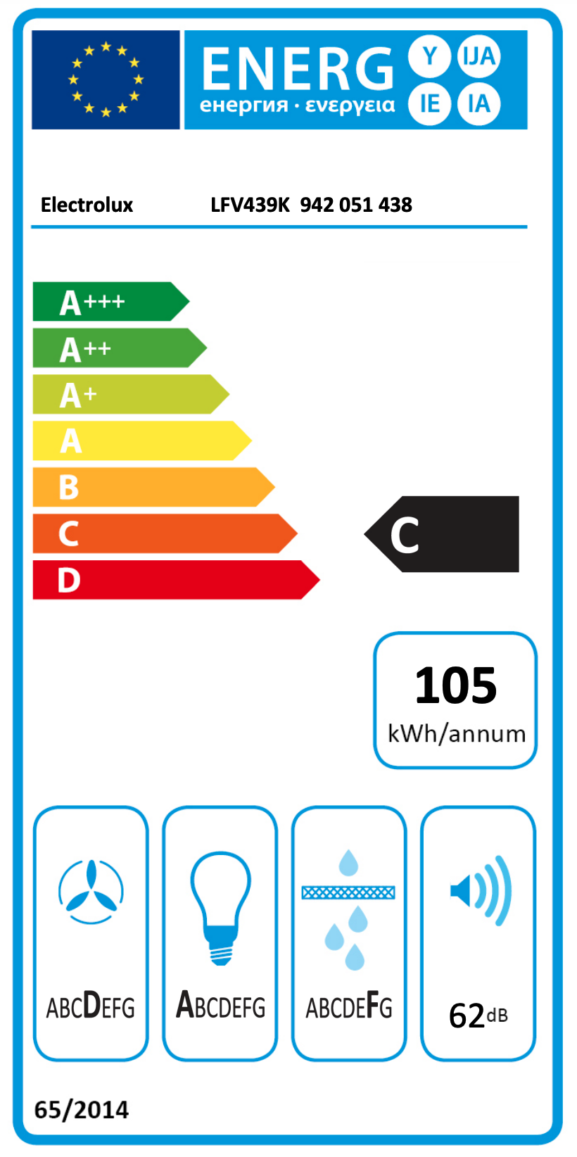 ELECTROLUX LFV439K 700 headfree dampkap - 90cm ELECTROLUX LFV439K 700 headfree dampkap - 90cm