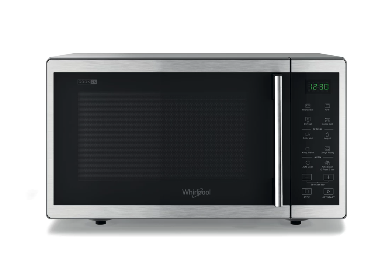 WHIRLPOOL MWP253SX vrijstaande microgolfoven met grill - 28cm
