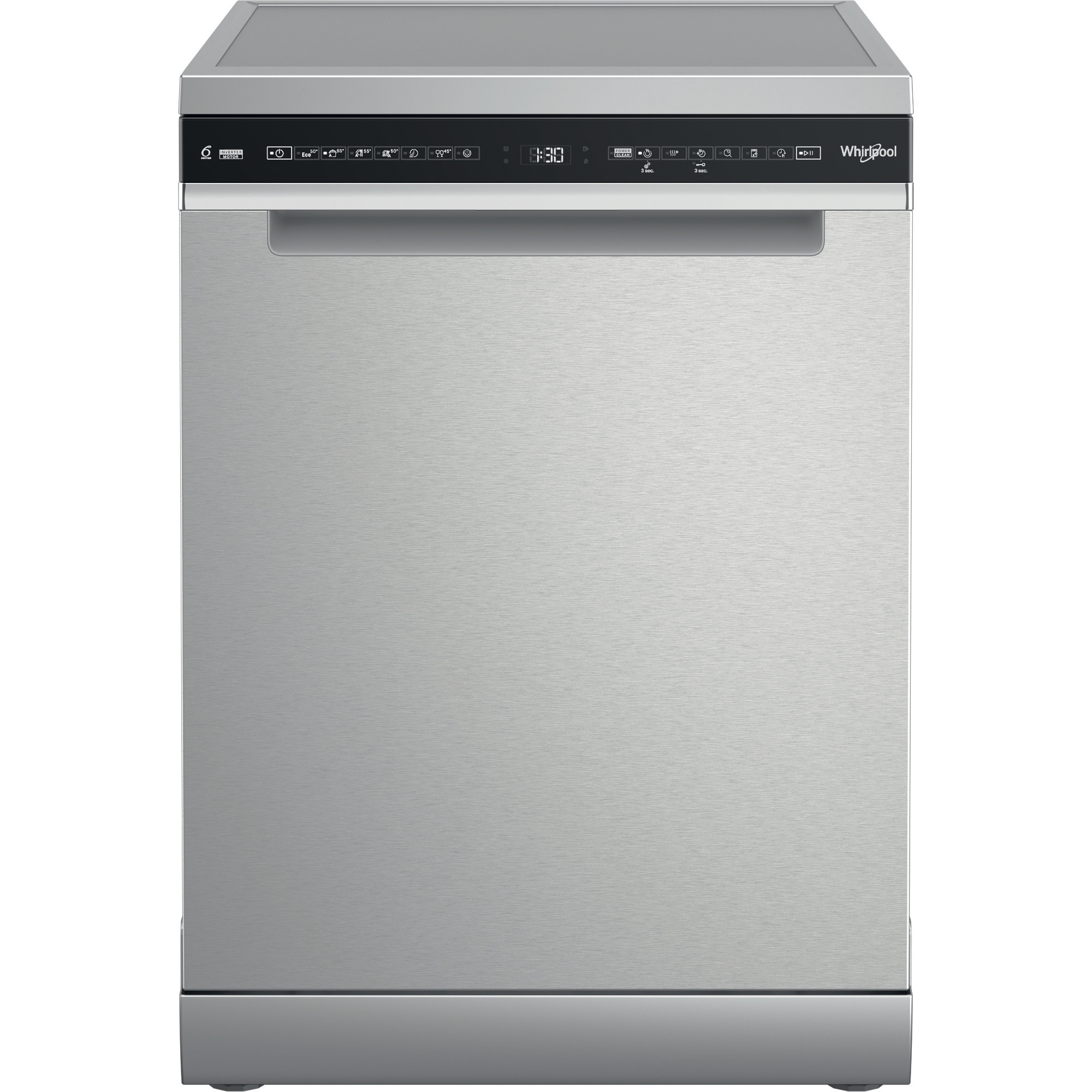 WHIRLPOOL W7FHS51X vrijstaande vaatwasser