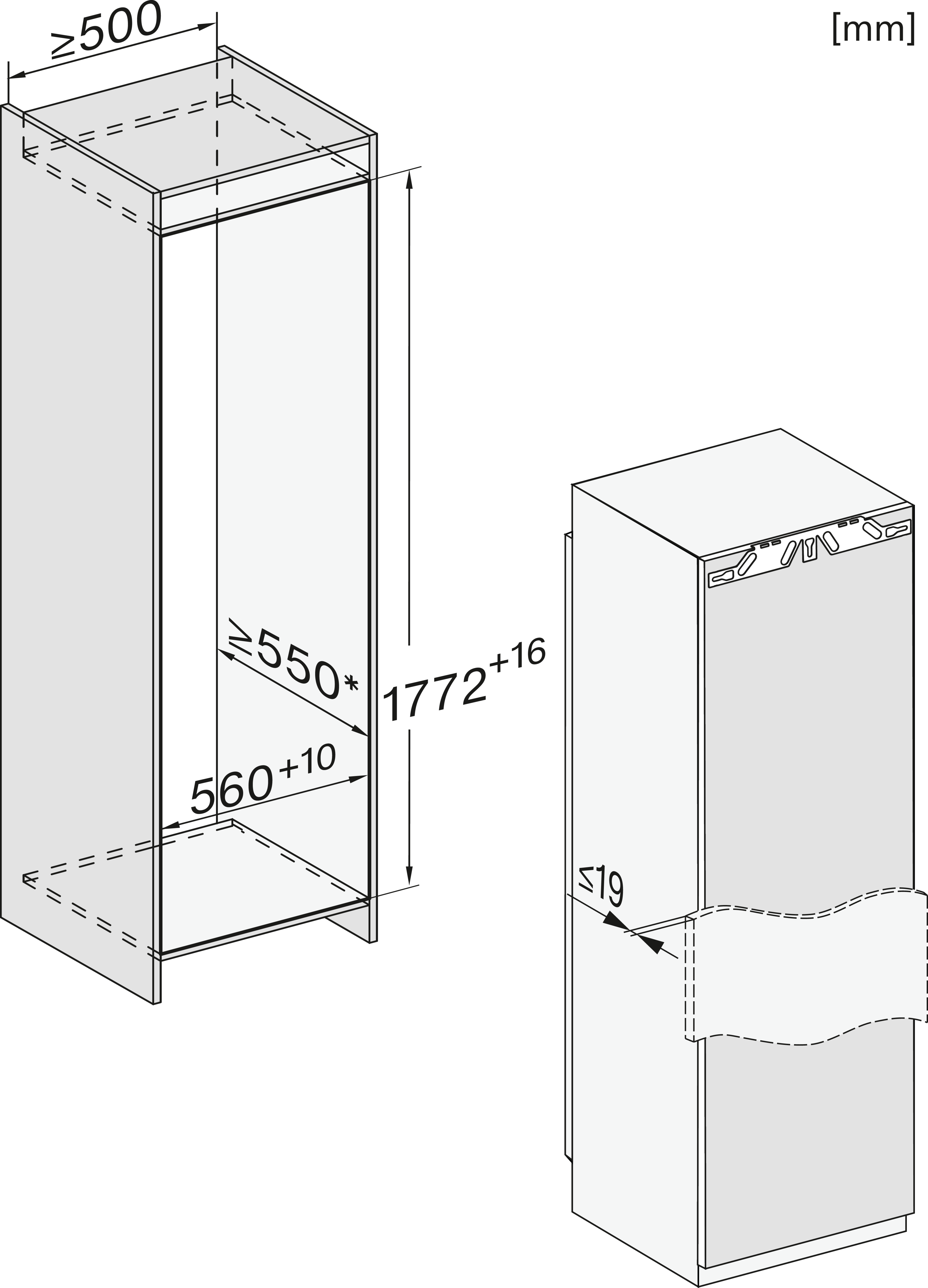 MIELE K7767D koelkast zonder vriesvak - 177cm