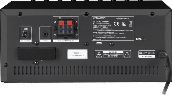 KENWOOD M-9000S-B Smart Wifi Micro Systeem