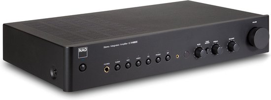 NAD C316BEEV2 Geïntegreerde stereo versterker - 2x 40W - Zwart