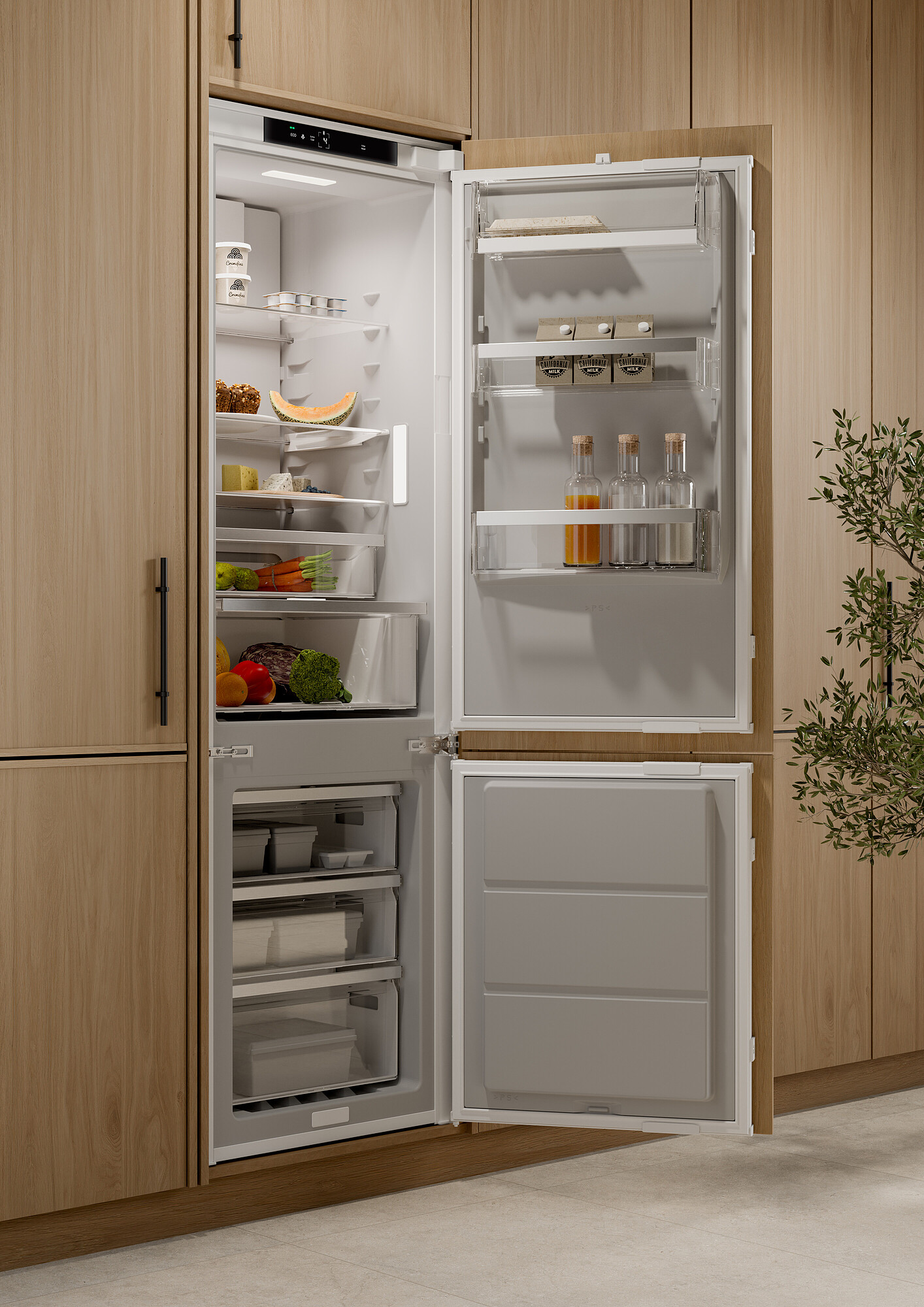 SMEG C9174TN5D koel-/vriescombinatie - 178cm