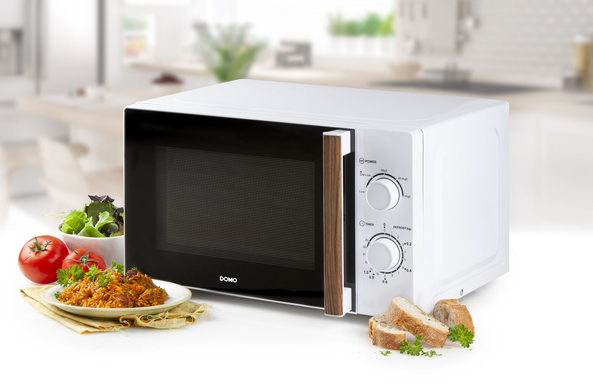 DOMO DODO2720 vrijstaande microgolfoven zonder grill - 25cm