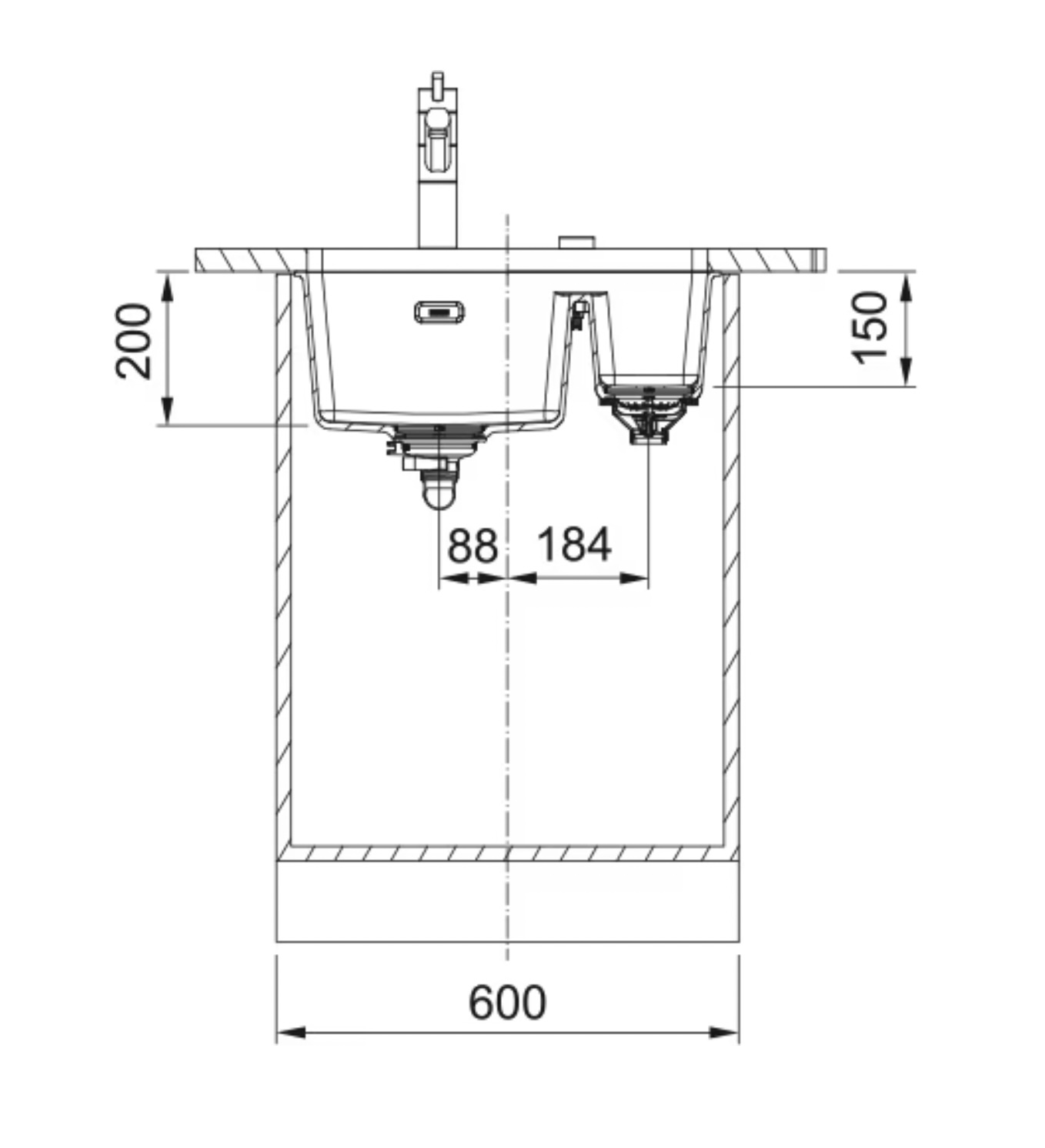 FRANKE MRG160SGR1 MARIS spoelbak FRANKE MRG160SGR1 MARIS spoelbak