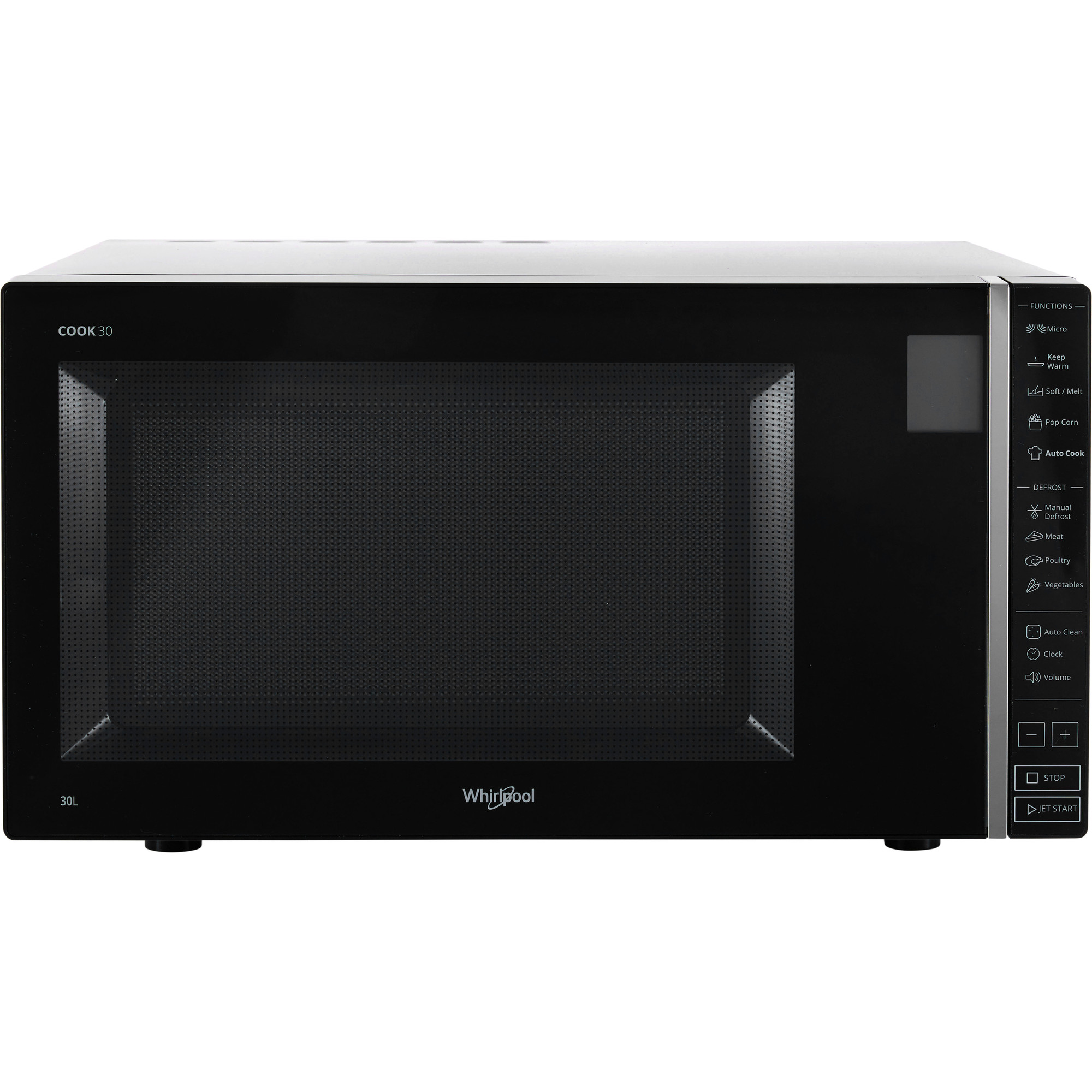 WHIRLPOOL MWP301B vrijstaande microgolfoven - 30cm