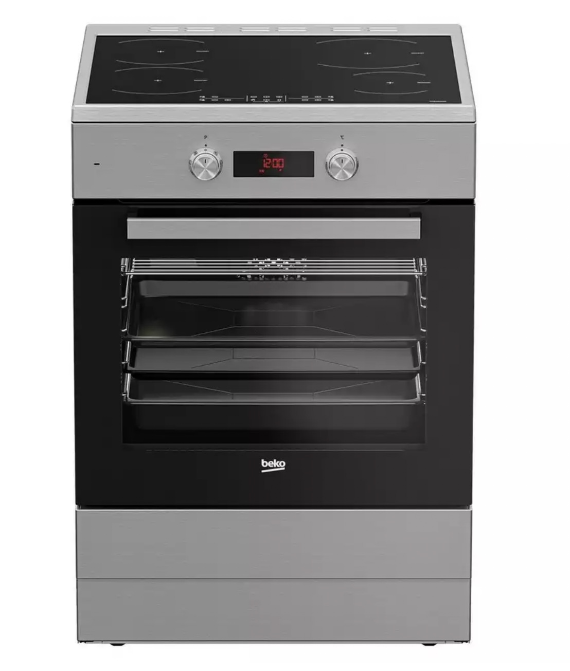BEKO FSM89302GXS fornuis met inductie kookplaat - 60cm