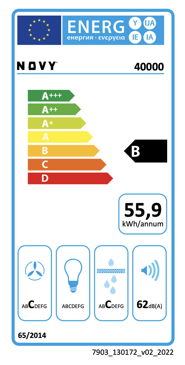 NOVY 40000 kookplaat met afzuiging - 49cm NOVY 40000 kookplaat met afzuiging - 49cm