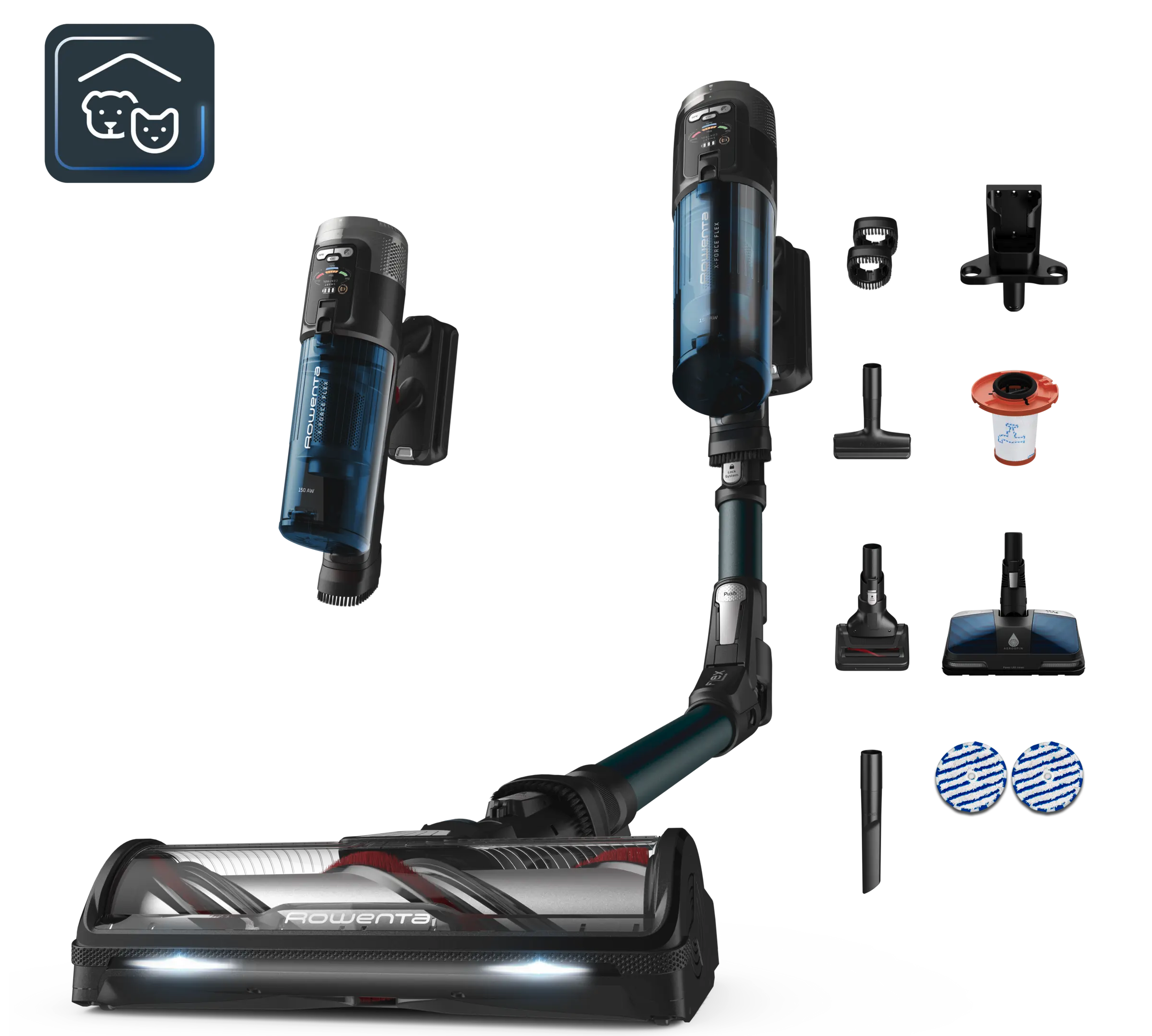 ROWENTA RH9AD1WO steelstofzuiger