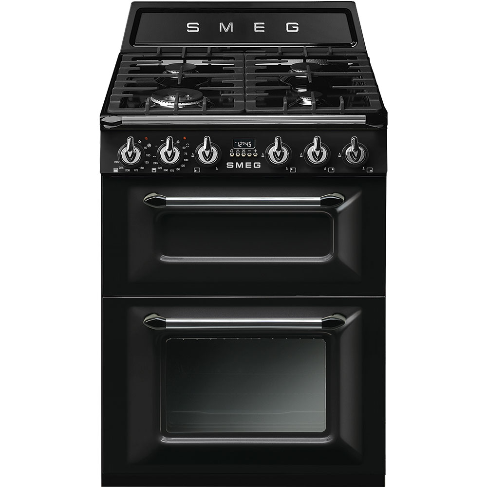 SMEG TR62BL fornuis met gaskookplaat - 60cm SMEG TR62BL fornuis met gaskookplaat - 60cm