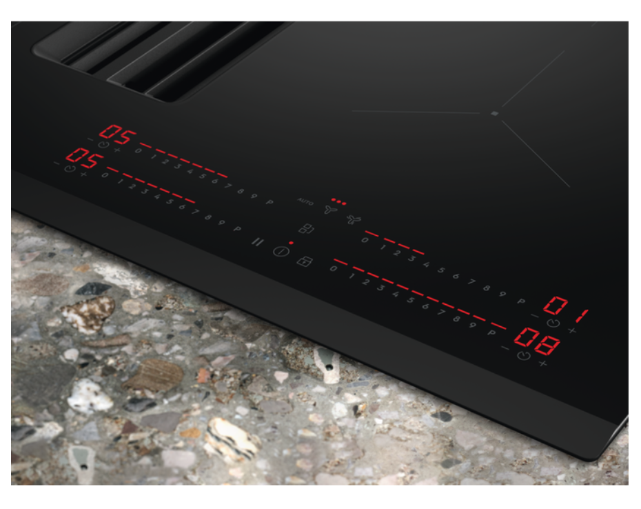 ELECTROLUX KCD73443 600 kookplaat met afzuiging - 71cm ELECTROLUX KCD73443 600 kookplaat met afzuiging - 71cm