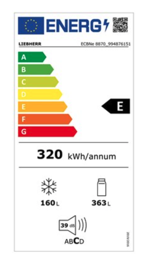 LIEBHERR ECBNE887020 koel-/vriescombinatie - 203cm LIEBHERR ECBNE887020 koel-/vriescombinatie - 203cm
