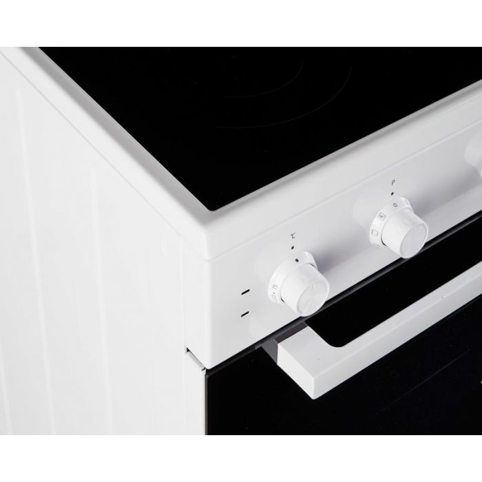 BEKO FSM67010GW fornuis met keramische kookplaat - 60cm BEKO FSM67010GW fornuis met keramische kookplaat - 60cm