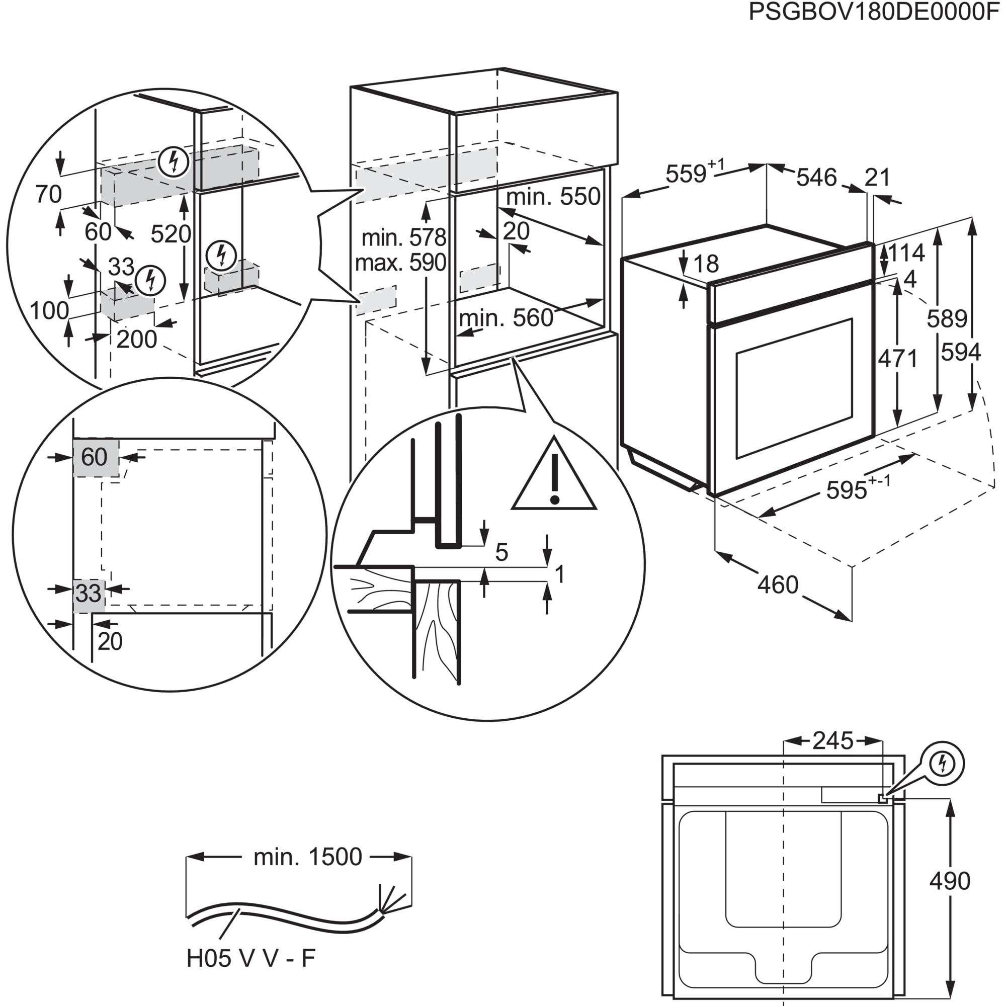 BSK999330T 9000 multifunctionele oven met stoom - 60cm  BSK999330T 9000 multifunctionele oven met stoom - 60cm