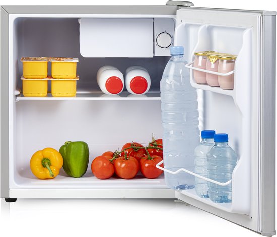 DOMO  DO91101 Mini koelkast - label F - 45 liter - RVS DOMO  DO91101 Mini koelkast - label F - 45 liter - RVS