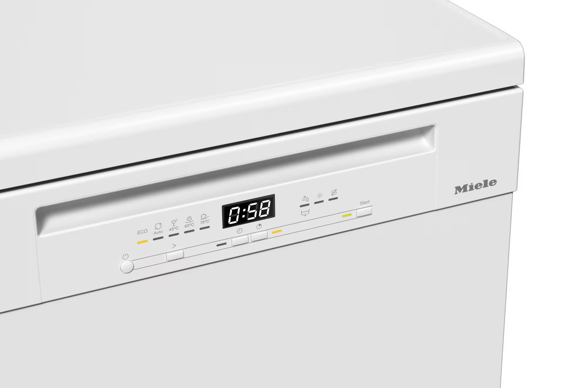 MIELE G5811SCACTIVEPLUSBW vrijstaande vaatwasser