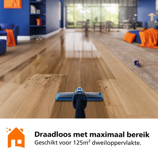 PHILIPS XV5113/01

 OneUp Elektrische Dweil 5000 series - Dweilsysteem - Vloerreiniger - Vuil water opzuigen - 2 standen - 70min dweilen - Geen emmer nodig