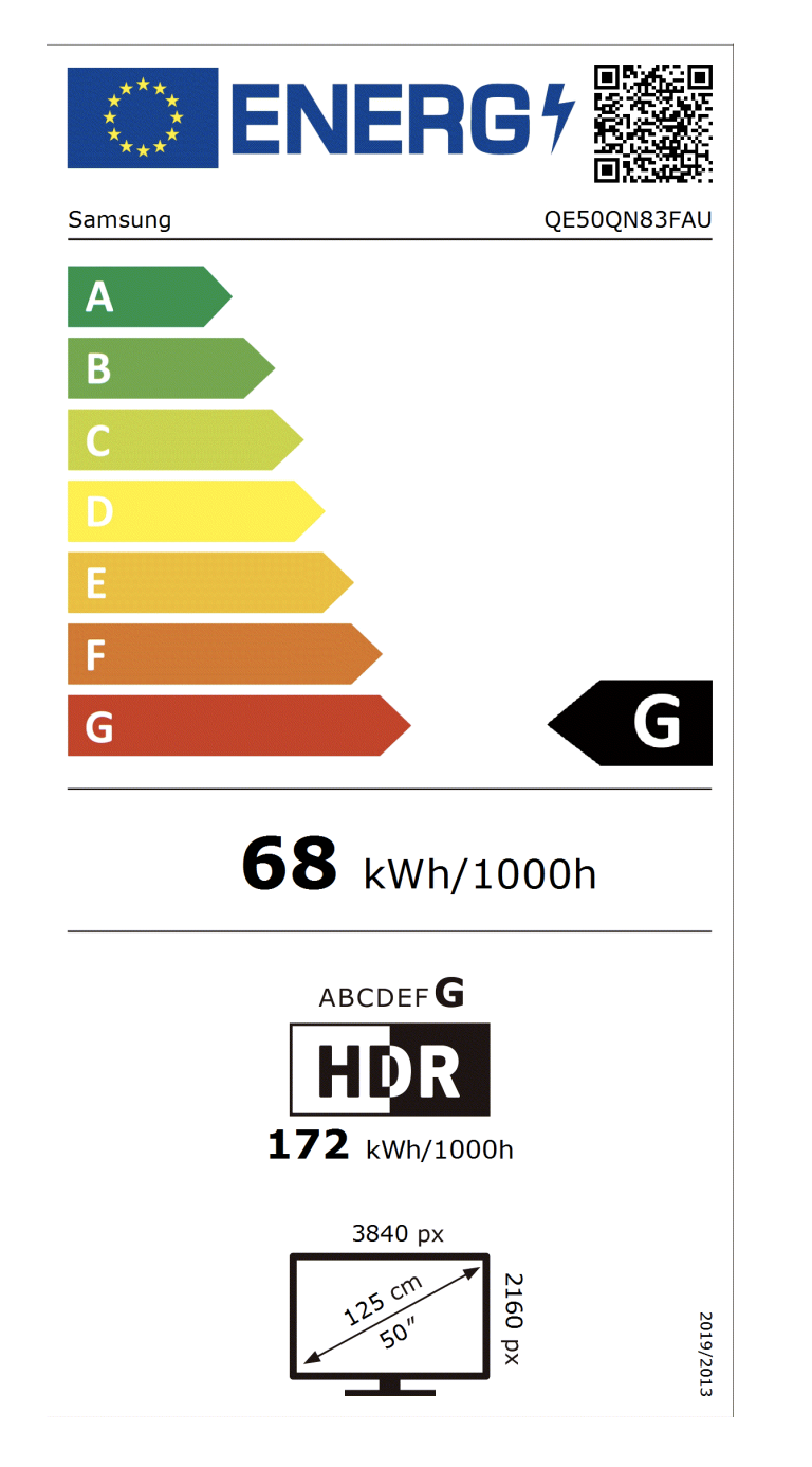 SAMSUNG QE50QN83FAUXXN televisie 4K UHD - 50''