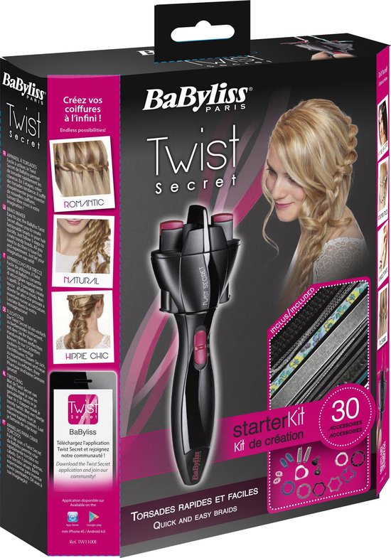 BABYLISS TW1100E Haarstyler Babyliss Twist Secret TW1100E BABYLISS TW1100E Haarstyler Babyliss Twist Secret TW1100E