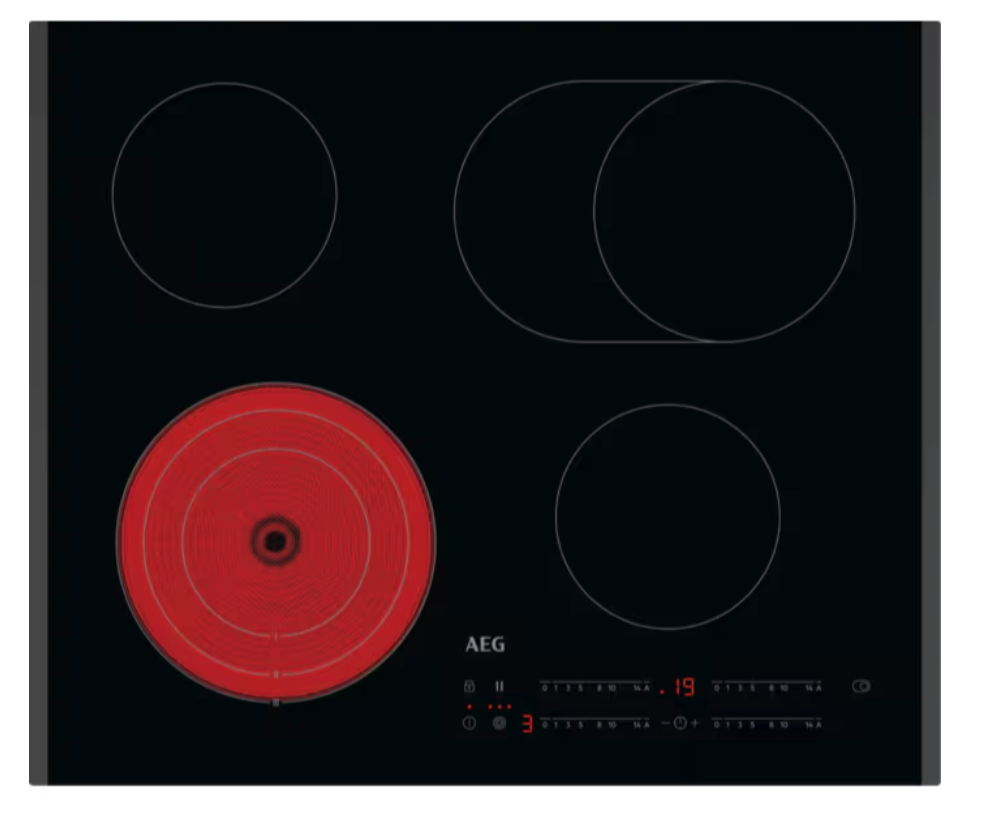 AEG ORO64A07FB 3000 vitrokeramische kookplaat - 60cm