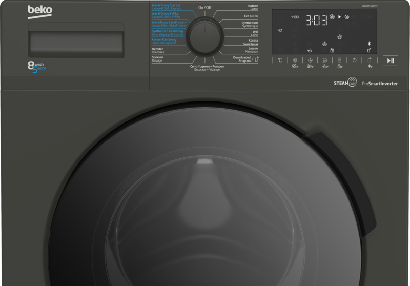 BEKO HTV8716XMST was- droogcombinatie BEKO HTV8716XMST was- droogcombinatie